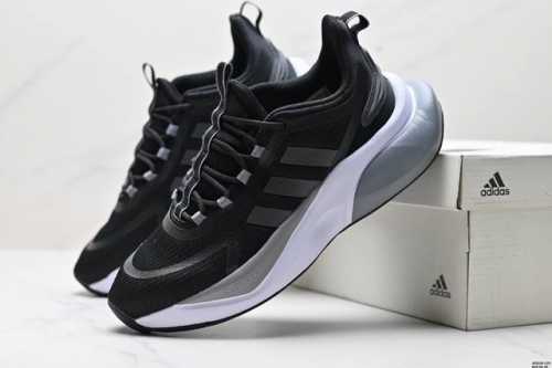 公司级Alphabounce Beyond运动鞋缓震透气轻质休闲跑步鞋 高弹马牌鲨鱼鳃纹大底运动鞋 货号:Hp6 Id:Jkd538-Zz D