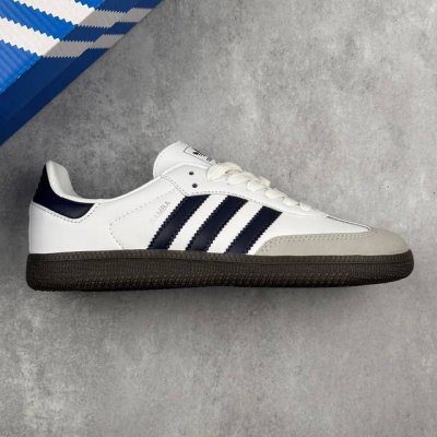 本地 核心的 阿迪达斯 三叶草Adidas Originals Samba Og 桑巴舞系列绅士德训足球风百搭低帮休闲运动板鞋 男女鞋半码制#升级原楦开发版型#