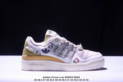160 男女鞋36-45码（带半码） Adidas Originals Forum Low Jp12960 蛇年限定白红 低帮百搭潮流休闲运动板鞋 实拍上架 全
