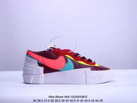 公司级sacai X Nike Blazer Mi D经典百搭中帮开拓者休闲运动板鞋 真硫化铝楦制作 原厂布料拼接 独家裁片完美鞋型 台湾进口软感荔枝头层皮 原 - 点击图像关闭