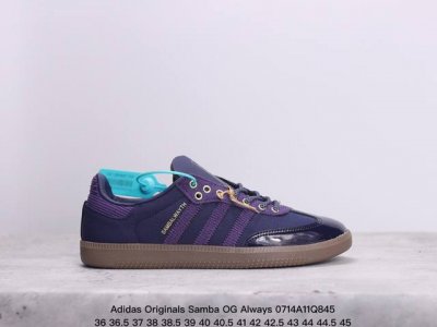 公司级阿迪达斯三叶草adidas Originals Samba Og Always 桑巴舞系列绅士德训足球风百搭低帮休闲运动板鞋 Xm0714Q845