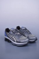 Asics Gel-Kinetic Fluent 纯原版本 亚瑟士运动休闲透气专业跑鞋 新一代缓震未来感跑鞋 鞋面复杂的切割和银色细节极具前卫风格 大底科技十足