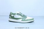 乔丹Air Jordan 1 Low Aj1 乔1低帮复古文化休闲运动篮球鞋倒勾 斯图西 货号 Bb1199-201 511740Adeop半 36-45