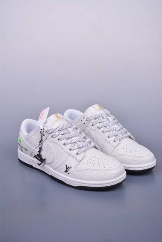 Nike Sb Dunk Low Lv联名 纯原大厂出品 极力推荐 原装头层材料 独家版型蒸餾加工 帶來的是更好的视觉和脚感体验 大厂纯原品质出货 清洁度 电绣