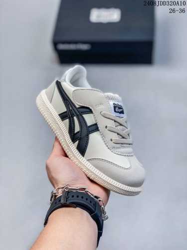 亚瑟士onitsuka Tiger 鬼冢虎童鞋 双魔术贴款22-33码懂得这个品牌的都不用解释，大人款一直受到欢迎和好评，童鞋魔术贴方便孩子穿着 Mtj367-