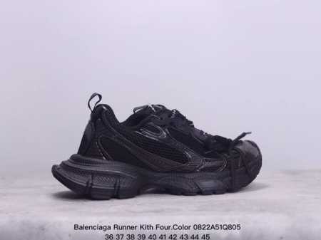 巴黎世家balenciaga Runner Kith Four.Color 巴黎世家7.0 21Ss最新配色潮流复古休闲鞋 尺码:36-45 xm0822Q80 - 点击图像关闭