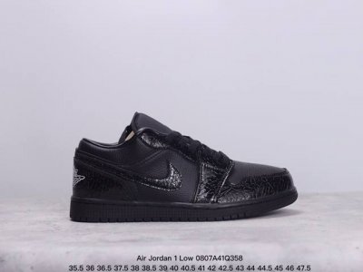 公司级air Jordan 1 Low 黑魂漆皮脚指 aj1乔1低帮休闲板鞋 同步官方配色 市场唯一独家头层皮打造 原鞋原档案开发 原厂皮料 原档冲孔鞋头 正确