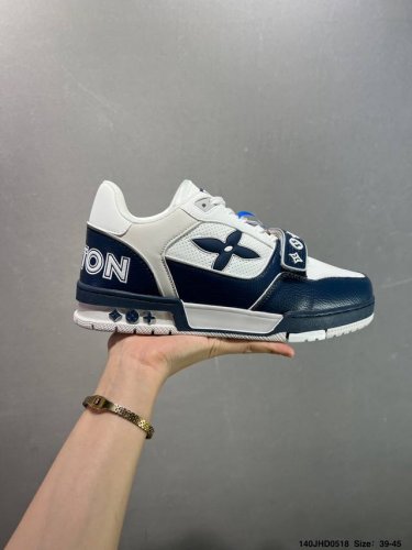 路易威登 Louis Vuitton Lv路易威登板鞋 新款 Lv Trainer最新配色运动鞋 L家 篮球鞋风格运动鞋 该鞋由艺术总监 Virgil Ablo