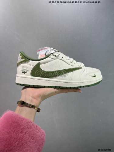 310 公司级Burberry X Air Jordan 1 绿英文勾 此款主张打破传统的工业化流水线设计限制，以Made By Ideas的超级创意为理念，集