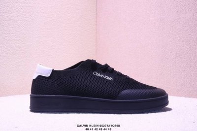 真标Calvin Klein 网眼 圆头系带 低帮 板鞋 尺码:40-45 xm0527Q898
