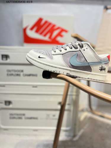 290 海外爆款限量发售！公司级 Nike Sb Dunk Low“斯图西联名” 周年高端定制 低帮休闲板鞋 定制鞋盒 大厂纯原品质出货 超高清洁度 皮料切割干