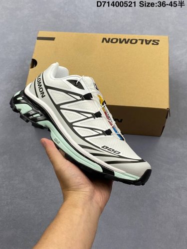 公司级Salomon Xa pro Xt-6 Expanse萨洛蒙户外越野跑鞋 鞋面采用Sensifit贴合技术 全方位贴合包裹脚型 鞋跟部鞋底牵引设计 提供强