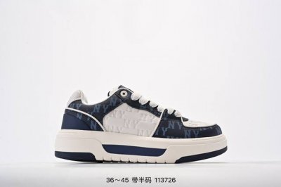 Mlb Chunky Liner Dia Monogram 厚底低帮休闲鞋 Ny印花限定 牛皮材质运动鞋 编号：113626