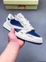 集图 真标半码！耐克Nike Air Jordan Low 1 乔1低帮倒勾Lv联名经典休闲鞋 0414283X26