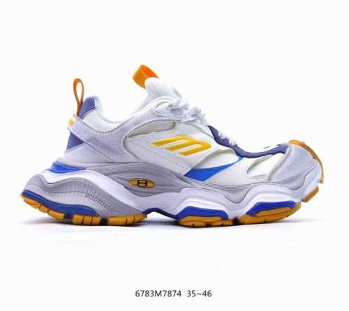 Balenciaga 10Xl Sneakers 巴黎世家十二代网布系带低帮走秀复古老爹鞋 全套原纸板楦头开发 最原汁原味的灵魂版型 全鞋荧光划线卡点 胶水把控