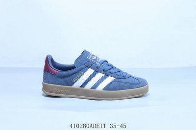 阿迪达斯Adidas Originals Gazelle Esquisite Gucci 德训 羚羊系列低帮复古百搭休闲运动板鞋 深蓝 货号 Ji3522 41