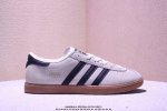 阿迪达斯 Adidas Handball Spezial 三叶草学院风复古休闲板鞋 橡胶底柔软绒面革经典运动鞋 货号 Jr6347 码数 35 45半 xm05