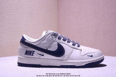 Nk Sb Dunk Low 北面联名-灰猪八藏蓝勾 周年高端定制 低帮休闲板鞋 #定制鞋盒 大厂纯原品质出货 超高清洁度 皮料切割干净无任何毛边 细节完美 货