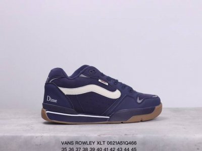 Vans 范斯官方 Rowley Xlt 减震耐磨轻便 复古滑板鞋 面包鞋 男女同款 黑白色35-45 Xm0621Q466