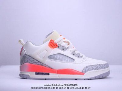 真标nike Air Jordan Spizike Low舒适百搭 防滑耐磨 低帮 复古篮球鞋 货号:Hf8827- 尺码:36 36.5 37.5 38 38