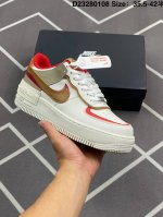 200 公司级耐克Nike Wmns Air Force 1 Shadow全新少女系解构主义设计 马卡龙空军一号轻量增高低帮百搭板鞋 为经典设计注入玩味元素 分