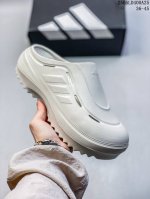阿迪达斯 Adidas 波波凉鞋 Ozwave Clog 波波凉鞋 沙滩拖鞋 稳定缓震回弹厚底老爹拖鞋 阿迪达斯 珠光 设计灵感来源于经典复古鞋型 Adidas