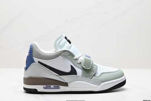 公司级三合一最强合体，多种新配色回归耐克Nike Air Jordan Legacy 312 Low”White Grey Fog Blue Red“乔丹最强三