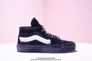 新款发售Vans Otw携手Hommegirls最新联名即将来袭Vans X Hommegirls Sk8-Mid 时尚百搭黑色中帮男女同款黑色板鞋 Vans