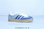 140 阿迪达斯三叶草Adidas Originals Samba Vegan Og”Spd“桑巴舞系列绅士德训足球风百搭低帮休闲运动板鞋 货号Ii0001 3