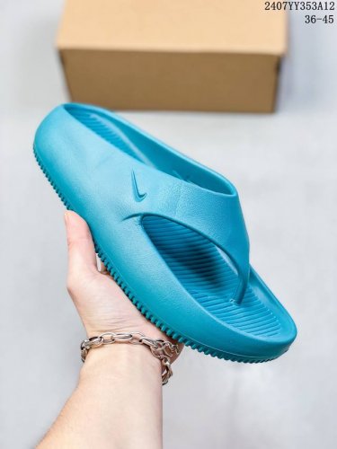 Nike耐克官方calm男拖鞋夏季新款人字拖轻便抓地回弹舒适fd4119 尺码：36-45 07Yy353A12