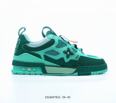 公司级全新lv路易威登louis Vuitton Trainer Sneaker Low休闲运动文化百搭板鞋 尺码:36-45，编码1016M7832