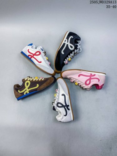 特价福利 罗意威Loewe Ballet Runner Sneakers 芭蕾舞 系列阿甘复古风德训薄底百搭休闲运动鞋 市面最高性价比 实体平台跑量 主打推荐好