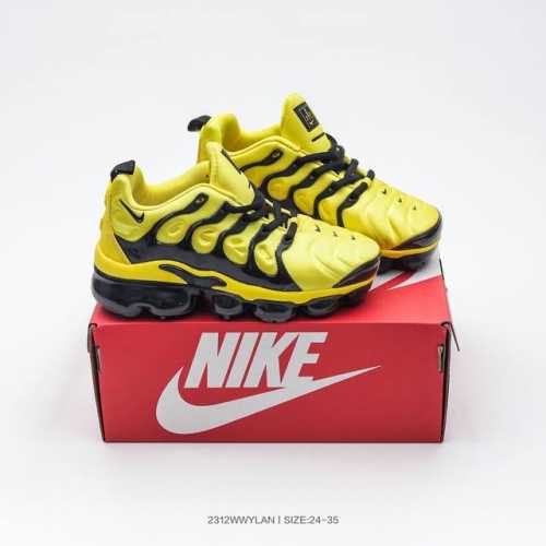 集 童鞋系列 耐克Nike Air Vapormax Plustm蒸汽大气垫百搭休闲运动慢跑鞋 924453 017 码数：24 25 26 27 28 29