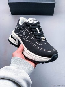 公司级！Chanel香奈儿 帆布 圆头系带 厚底增高低帮休闲鞋 原版1:1复刻 市面最正确最高版本的版型 小香风运动休闲鞋系列 经典版新色系定制原版面料 五金等