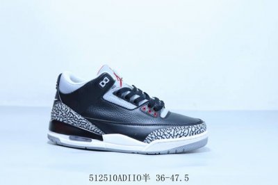 乔丹Air Jordan 3 Retro Black Gold . 迈克尔 乔丹Aj3代中帮复古休闲运动文化篮球鞋 货号 85426 01 512510Adii