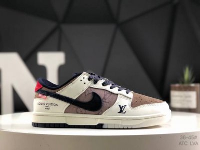 310 公司级带半码Nike Sb Dunk Low Lv联名 原装头层材料 独家版型蒸餾加工 帶來的是更好的视觉和脚感体验 大厂纯原品质出货 清洁度 电绣工艺