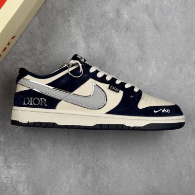 本地 核心私 Nk Sb Dunk Low 迪奥系列 猪八灰勾 周年高端定制 低帮休闲板鞋 #定制鞋盒 大厂纯原品质出货 超高清洁度 皮料切割干净无任何毛边 细