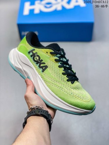 hoka One One Rincon 4 舒适柔软防滑耐磨 低帮 休闲跑步鞋 男女款 黄绿色 主货号:1155130-Yzt 36-46 带半码 05Jvd4