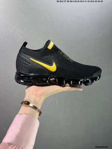 耐克nike Air Vapormax Flyknit 2018蒸大汽气垫 经黑典科技 永过不时 超鞋轻身 透编气织 缓气震垫底 专为练训跑步量身打造的鞋款 货