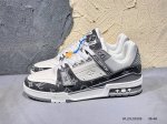 新品上市实拍 全新Lv路易威登Louis Vuitton Trainer Sneaker Low休闲运动文化百搭篮球板鞋Wlldld2329
