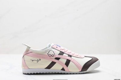 公司级Onitsuka Tiger鬼塚虎 Mexico 66 定制球鞋系列 皮革 蒸汽木偶 雾都恋人防滑耐磨透气轻便 低帮休闲鞋 货号:D507L-0152 尺