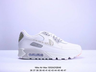 真标耐克nike Air Max 90 经典复古小气垫缓震跑鞋 鞋面由皮和革织物打造，犀利的条线打造出酷劲十的足视觉效果 网布鞋增面强透气性，穿着为极舒适 经可