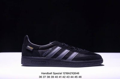 Adidas Handball Spezial 阿迪达斯三叶草复古休闲鞋 桑巴复刻 牛皮材质德训鞋 真标带半码 Size:36-46码 Xm1218Q546