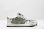公司级Aj1倒勾Travis Scott X Air Jordan 1 ” Reverse Mocha “ Aj1乔1 Ts 闪电 联名倒钩 低帮文化篮球鞋 完