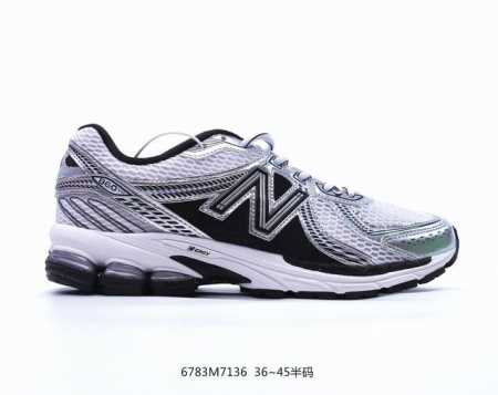 新百伦 New Balance Nb680夏季新款小红书爆款网红同款百搭透气复古老爹鞋运动休闲跑步鞋 货号：Ml860X d编码：D49260724 Size: - 点击图像关闭