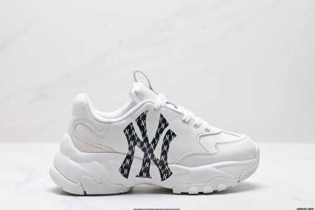 公司级korea韩国限定发售ny美国榄球洋基队限定 X Mlb Big Ball Chunky Mesh 厚底老爹系列低帮网织轻量休闲运动慢跑鞋 货号:32Sh - 点击图像关闭
