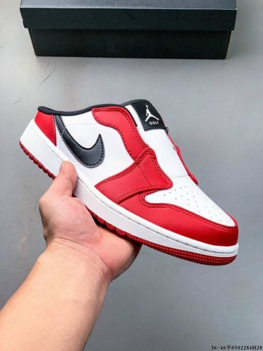 公司级！耐克Nike Air Jordan Low 1 乔1低帮经典休闲板鞋半拖 0502284H28