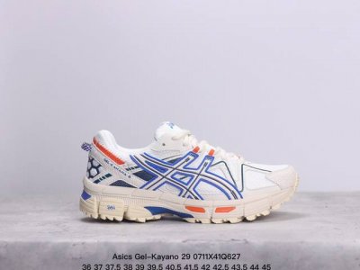 Asics 亚瑟士 原楦数据开发版型，全新原装数据开发人体工程弹性针织鞋面材质，Ortholite X-55鞋垫厚实,弹性十足,肉眼可见足弓支撑，外置后跟稳定片