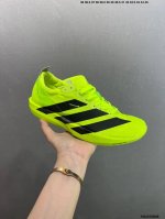 公司级Adidas Adizero Adios Pro 4马拉松飞线贾卡轻质透气休闲运动跑步鞋 采用双层透气网纱 Flywire动态飞线绑缚鞋面材质 内置Zoo