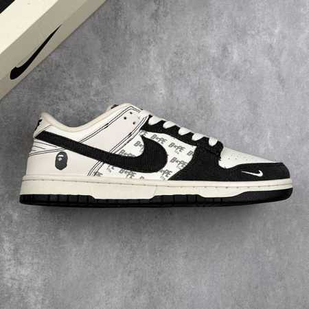 本地 核心私 Nk Sb Dunk Low Bape猿人头联名-黑白周年高端定制 低帮休闲板鞋 #高端定制鞋盒 原装头层材料 独家版型蒸餾加工 大厂纯原品质出货 - 点击图像关闭